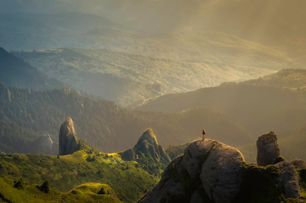 Hegyi panoráma túrázáshoz és természetjáráshoz